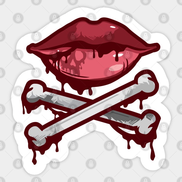 Assassin's Kiss Sticker by MistyMayhem